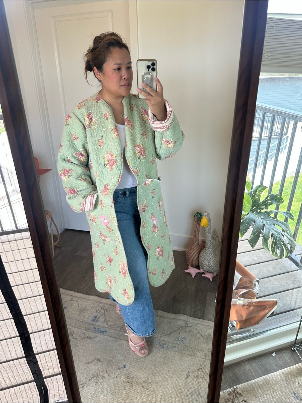 Cottagecore quilt coat